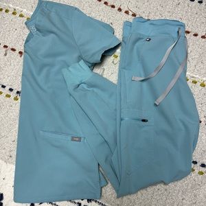 Figs Seaglass original Set XS top S bottoms